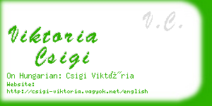 viktoria csigi business card